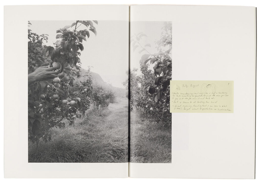 Raymond Meeks, extrait de livre photographique pour le projet Where Objects Fall Away, 2014 pour illustrer le manifeste du projet fragmentslus